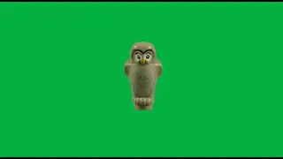 LEGO Disney Owl Creature Piece Green Screen
