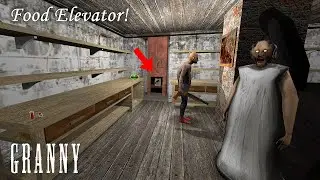 Granny Recaptured UPDATE - The Food Elevator ADDED in Granny's House FUNNY Shortcut!