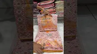 A very beautiful pure pasmina silk white and yellow colour Sarees #trending #saree #shorts #new