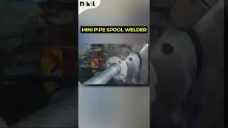 Mini Pipe Spool Welder Teaser 02 | Nikit Engineers | Pipe Welding #weldingprocess #roboticwelding