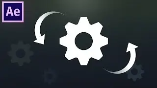 Create a cog icon and Loop it with LoopOut Expressions | After Effects Tutorial ✔