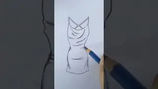 How to draw a mini dress.#viralshorts #short #shorts #2022 #dress #fashion #viralvideo #viral