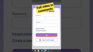 MODERN LOGIN UI IN REACT JS #shorts #javascript #nodejs