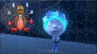 Пазлы Фиксики. Нолик и паучок. Fixies Super Puzzle Video Games for kids