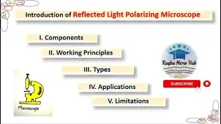 Introduction of Reflected Light Polarizing Microscope #microscope #microbiology #lecture