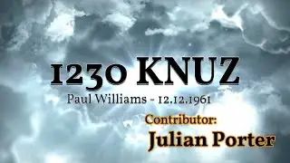 Пол Уильямс, 1230 KNUZ Хьюстон - 12.12.1961
