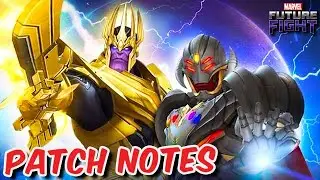 a day early??? Infinity Ultron & King Thanos patch notes - Marvel Future Fight