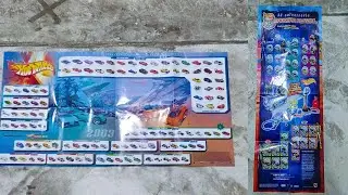 Catalogo poster Hot Wheels 2003 Highway 35 World Race Acceleracers revision completa