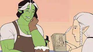 Orc Lady Got Into Relationship Thanks To The Elf| Bonny comic dub