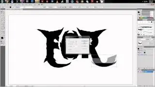 How to make a Deathcore / Metalcore Logo *FOR*