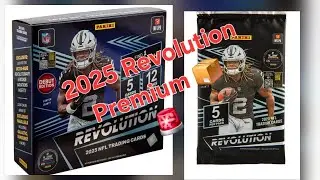 Премиум-бокс Revolution Football 2025 года &mdash; авто новичка и 7 пронумерованных карточек &mdash; обзор, к...