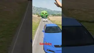 🔥🔥🚚Car & School Bus vs Hydraulic Crush - BeamNG.drive #beamngdrive #crashdrive #ytshorts #shorts