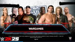 WWE 2k25 - Shawn,Kane,Undertaker,Cena vs Umaga,khali,Edge,Randy: War Games at Survivor Series