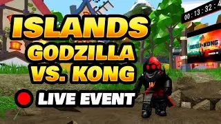 Godzilla vs. Kong Event in Roblox Islands - Live Stream!