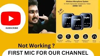 Wireless Mic for Our channel- Not Working.... Finally???😂
