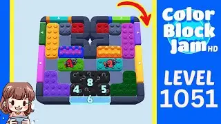 Color Block Jam Level 1051 Solution Walkthrough