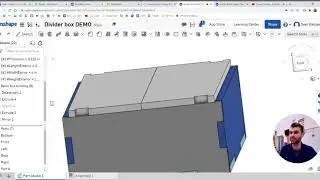 Hinged box - Onshape laser cutting