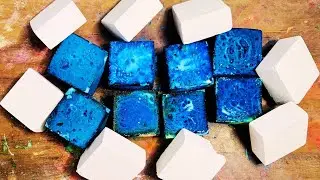 Gorgeous Blue feat @AquariusDustASMR AD Regal and Gold Digger ✨🤤 | Gym Chalk ASMR | ASMR