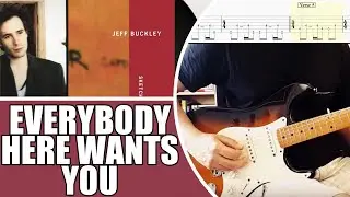 Everybody Here Wants You - Jeff Buckley | Guitar cover with tabs #19