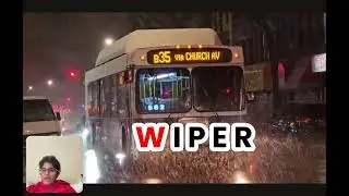 Exploring W sounds with the B35 MTA bus.