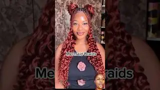 latest Mermaid Braids hairstyles| Latest Braids hairstyles for black women #braids #hairstyle