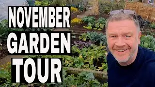 Allotment Garden Tour November 2018. Gardening Allotment walk through