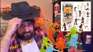 Обзор игрушечных солдатиков! Феерия Дикого Запада! (1000 подписчиков)