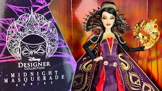 Villains: Evil Queen Designer Doll Midnight Masquerade Series Review & Unboxing