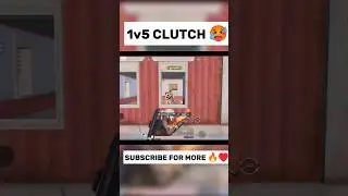 1v5 CLUTCH 😈 #gaming #dani #mortal
