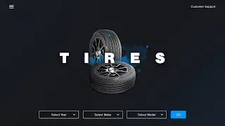 Web Design Speed Art + Speed Code - Tire Company Landing Page (Xd/Brackets)
