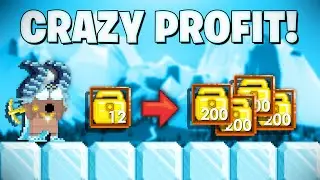 БЕЗУМНАЯ ПРИБЫЛЬ в Growtopia 2022! Как быстро разбогатеть! (ЛЕГКИЙ WLS)