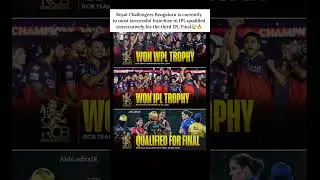 RCB Into The Final The Most Consistent Team Right Now🤯🔥#rcb#ipl#wpl#shortsfeed #shorts