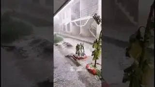 Enorme granizada en Morales #cauca afect&oacute; casas, hospitales y cultivos