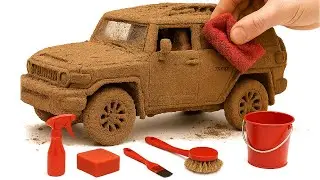 Super Realistic Cleaning of a 1:18 Toyota FJ Cruis After an Extreme Off-Road Adventure 🥵