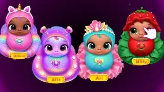 Giggle Babies Toddler cute Doll feeding milk 😋 Tutotoons Game 