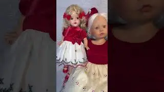 Beautiful Vintage dolls for Christmas!! ❤️❤️❤️ #josiesjungleroom #dollhobby #vintagedoll #christmas