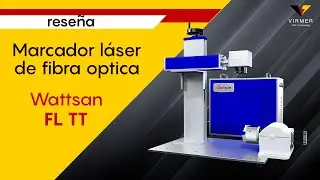 Marcador l&aacute;ser de fibra optica 💥 para materiales met&aacute;licos y no met&aacute;licos / Review Wattsan FL TT
