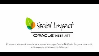 Oracle NetSuite Social Impact