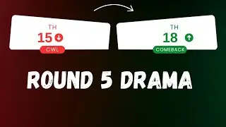 CWL Comeback Attempt 🔥 TH15 vs TH18 Attacks | Round 5 Intense War | Clash of Clans