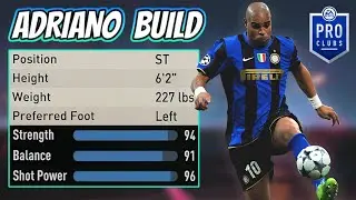 THE EMPEROR! ADRIANO STRIKER (ST) BUILD in FIFA 23 PRO CLUBS!
