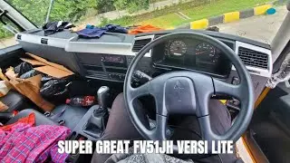 Grebek Interior dari Mitsubishi Fuso Fighter X FN62L 2023 Euro 4 6x4R 12-M Versi Masih Gress.