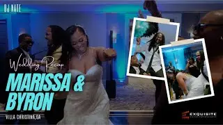 Wedding DJ Atlanta | Lit Reception at Villa Christina with Marissa & Byron | Exquisite Sounds Ent