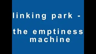 the emptiness machine by linkin park but it was released in the 2000s (meteora nu-metal cover)