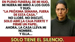 Tras El Funeral De Mi Hijo, Mi Nuera Me Echó De Casa… Pero Un Solo Papel Cambió Todo