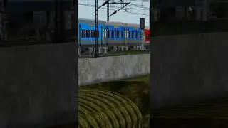 Coimbatore - MGR Chennai Central Intercity Express Departs Erode #indianrailways#train#wap7#msts#lhb