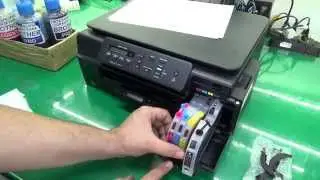 Instalação do Bulk Ink na BROTHER J100, J105, J200 e Similares - SULINK