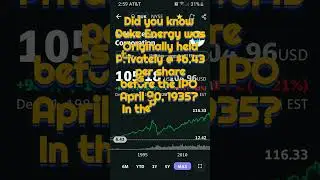 🤫 RICH PEOPLE SECRETS / Duke Energy Corporation (DUK). 1,536.28% Return  #shorts