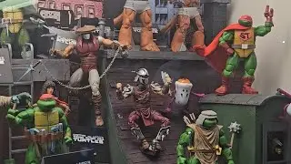 Teenage Mutant Ninja Turtles New Figures at the Neca Booth Comic-Con 2024