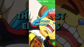The WORST Epithets In One Piece Are BRUTAL! #anime #onepiece #luffy #shorts