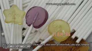 Eco-friendly Lollipop Paper Sticks and Paper Cake Pop Sticks